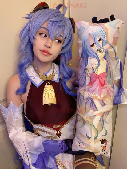 Мини дакимакура Широ из Нет игры — нет жизни арт. M0115, 60х20 см