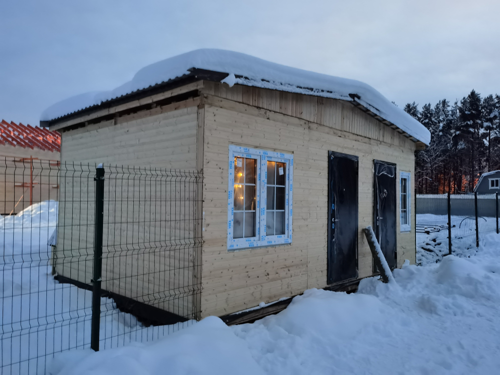 Домокомплект каркасно-панельного дома КДДК-24 размером 6,0*4,0 м*2,0(LFP панели)