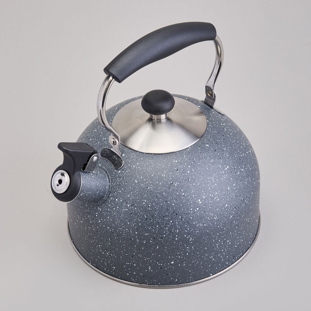 ЧАЙНИК AGNESS СО СВИСТКОМ 2,5 Л, СКЛАДЫВАЮЩАЯСЯ РУЧКА, ИНДУКЦИОН. ДНО