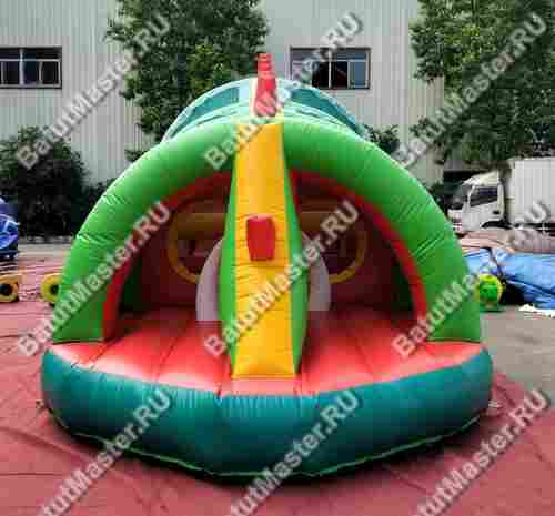 Коммерческий надувной батут "Тоннель Крокодил"