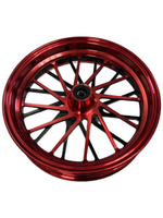 Колесо обод диск 16" красный тюнинг для электровелосипеда