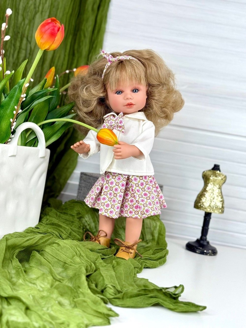 Кукла D Nenes виниловая 34см Xavi (022067A1)