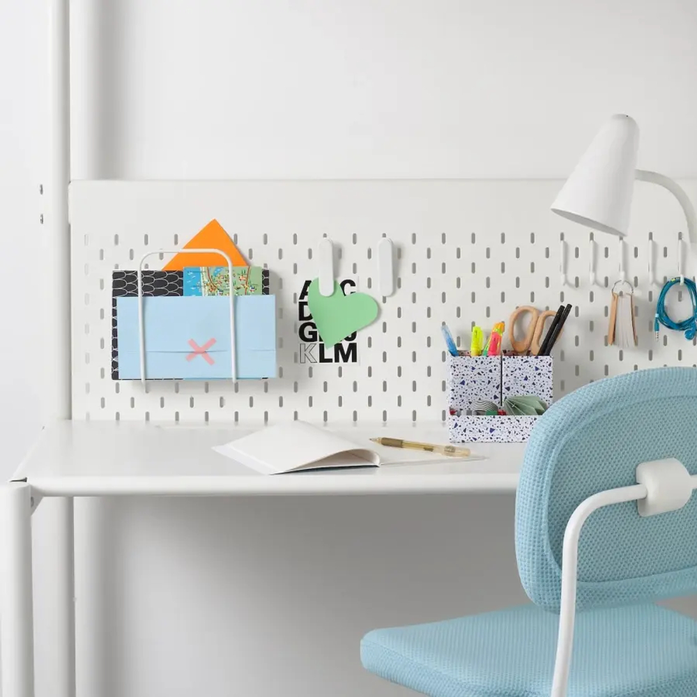Столешница для кровати -  IKEA VITVAL/ВИТВАЛ ИКЕА, 95х45 см, белый