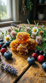 Мёд в сотах