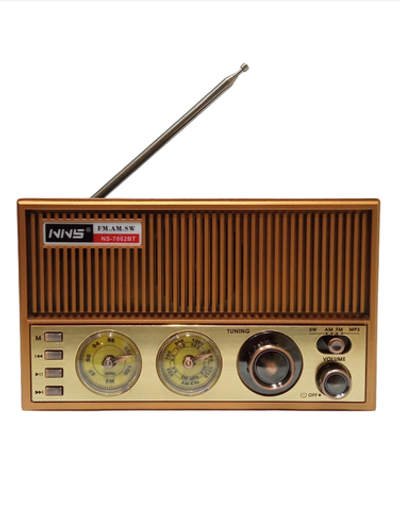 Радиоприемник в стиле ретро+MP3 плеер, BT TWS NNS NS-7062BT