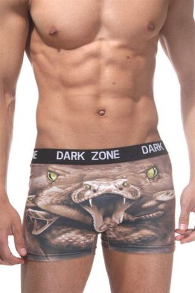 Мужские трусы-боксеры с 3D-принтом в виде змей (Размер: L) (Цвет: разноцветный)