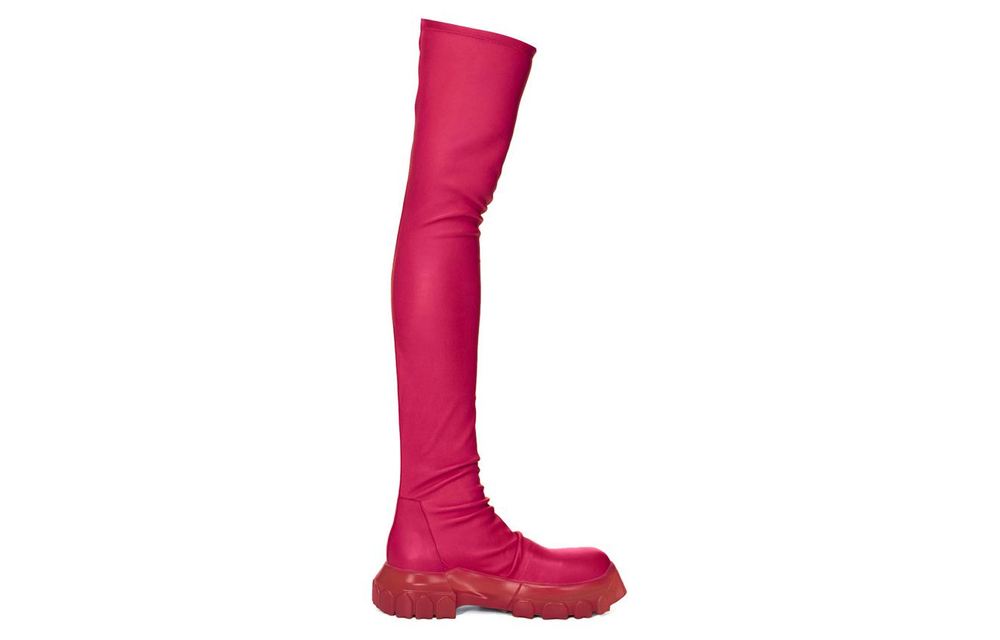 RICK OWENS/RO Over the knee Boots Women"s Fuchsia