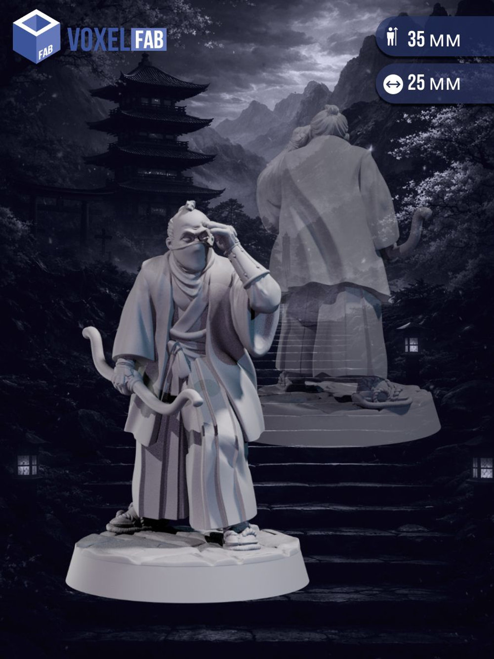 Ронин: Путь чести миниатюры для настольных игр РНИ, ДнД