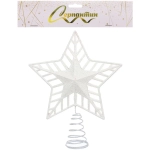 Звезда на ёлку 20*23 см «Советская классика», Белый