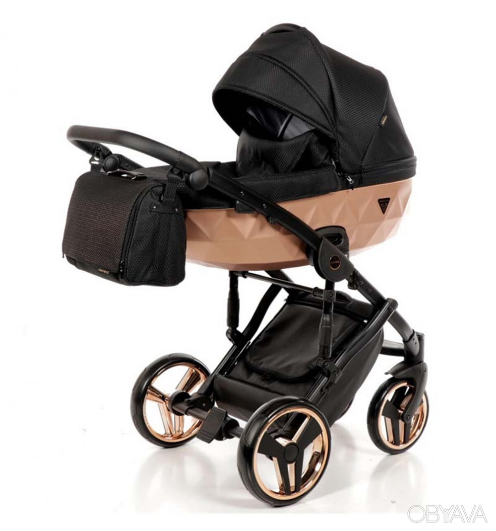 Детская коляска Junama Diamond 3 в 1 (коричневый)