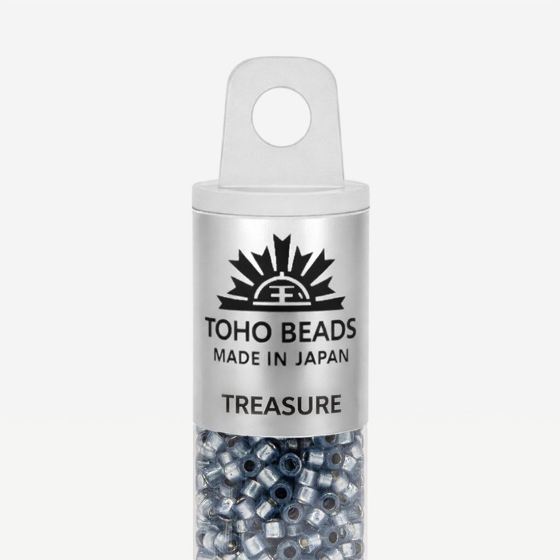 Японский бисер TOHO Treasure (№PF2102), с внутренним серебрением, полупрозрачный глянцевый