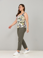 Майка М-040/молоко-акварельгортензия