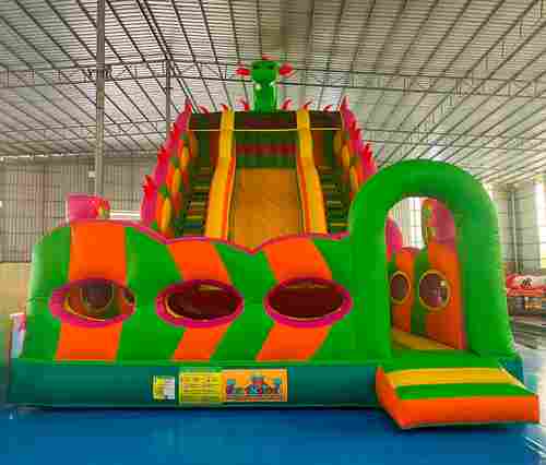 Коммерческий надувной батут-горка «Дракон», 11,5*6*9 м