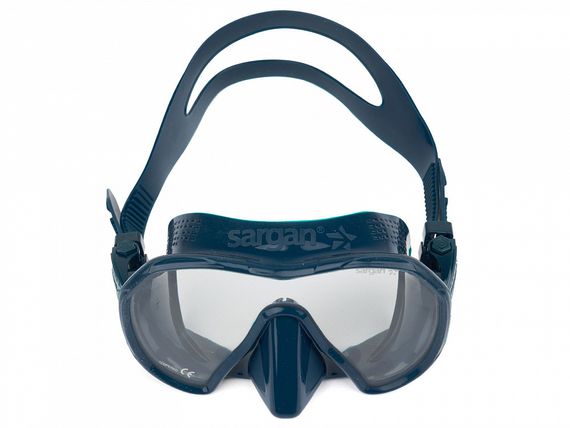 Набор маска+трубка в сумке Sargan Сталкер-Н темно-синий/черный