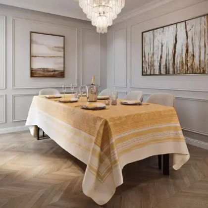 Скатерть Garnier Thiebaut Galerie Royale Reflets D'Or (174 х 254 см)