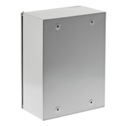 Корпус металлический ЭРА SIMPLE ЩМПг-04 с окном (400х300x175) IP54 У2 серый | Корпуса металлические с монтажной панелью