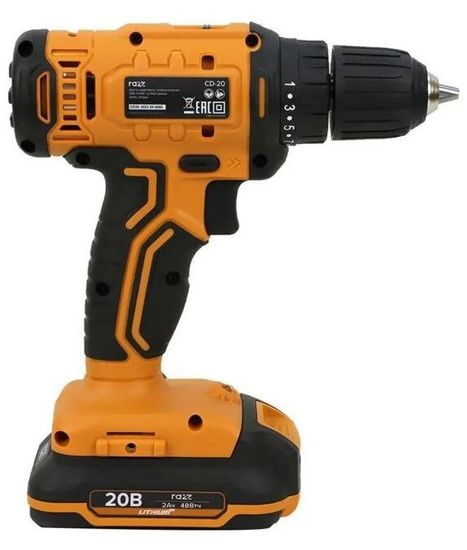 Аккумуляторный шуруповерт "RAZZ" CD-20