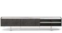 Тумба под ТВ 4679, 220х45 см, глянцевая керамика