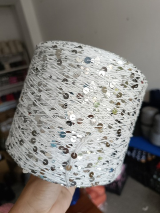 Белый, пайетки серебряные глянцевые, арт. AJ021 КОРОЛЕВСКИЕ ПАЙЕТКИ (КОПИЯ LUSTROSA)