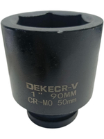 Головка торцевая ударная глубокая 6-гранная 50 мм 1"