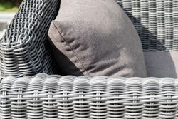 "Капучино" лаунж-зона из искусственного ротанга, цвет графит