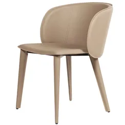 Стул Ornella, серо-бежевая фактурная кожа