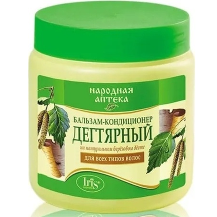 Бальзам Народная аптека Дегтярный для всех типов волос 500 мл
