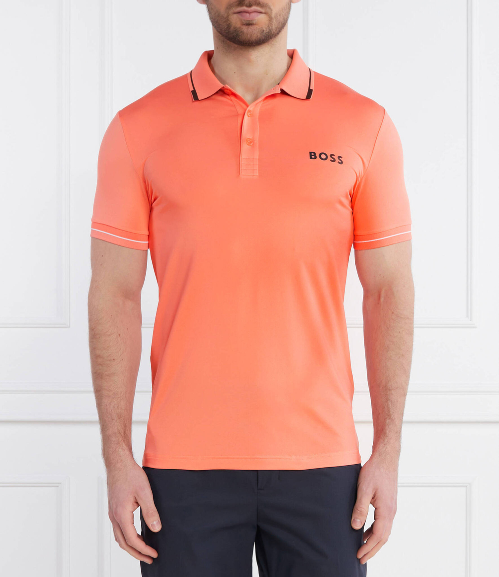 Поло Paul Pro BOSS GREEN - оранжевый(50506203)