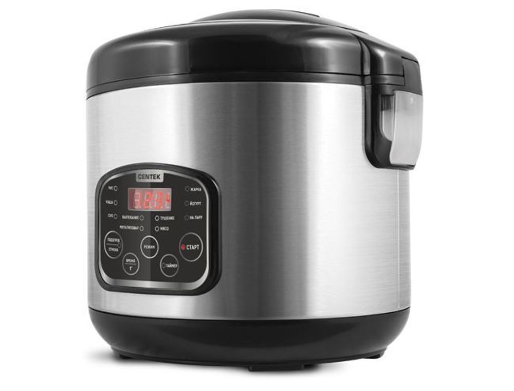 Мультиварка Centek CT-1490  чёрный/сталь