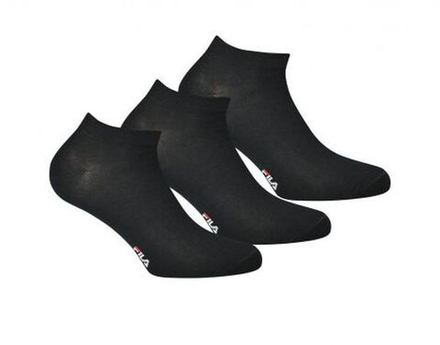 Теннисные носки Fila Quarter Plain Socks Mercerized Cotton F1709 - 3P black