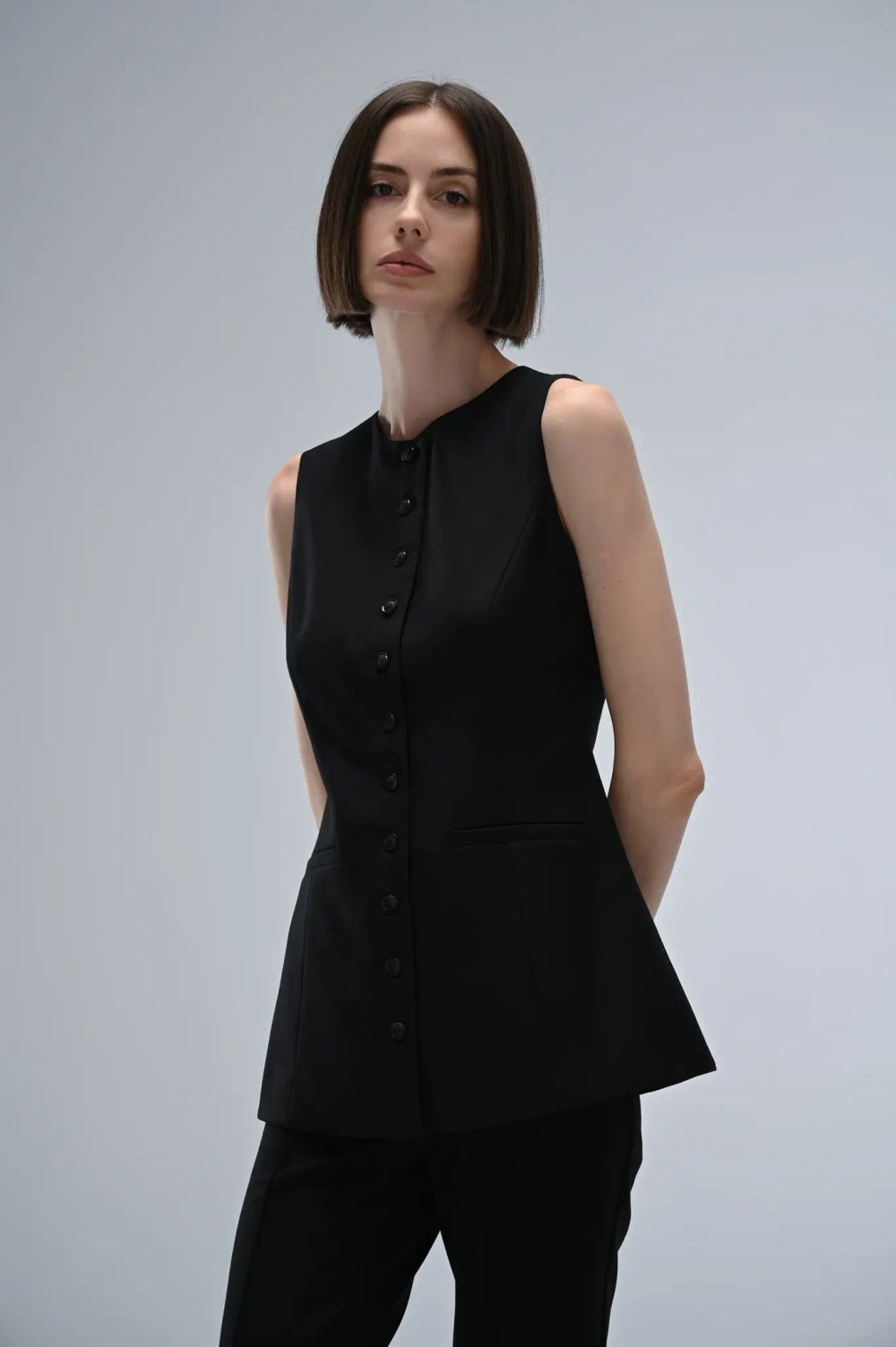 Жилет удлиненный