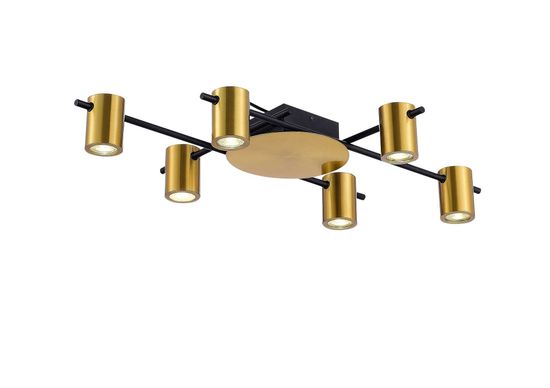 C1000-DWS-6 BLACK+BRASS (1) Светильник (NW)