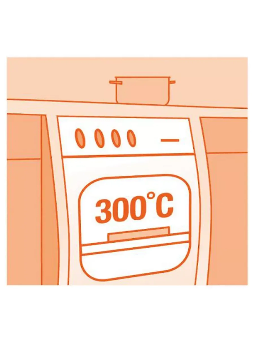 Лампа накаливания для духового шкафа OSRAM SPC.T OVEN CL 15W 230V E14 300C 4050300003108