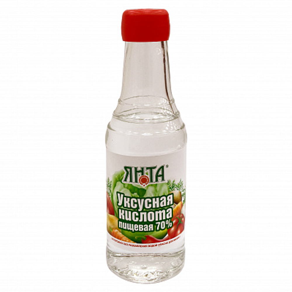 Уксусная кислота пищевая 70% Янта 160г