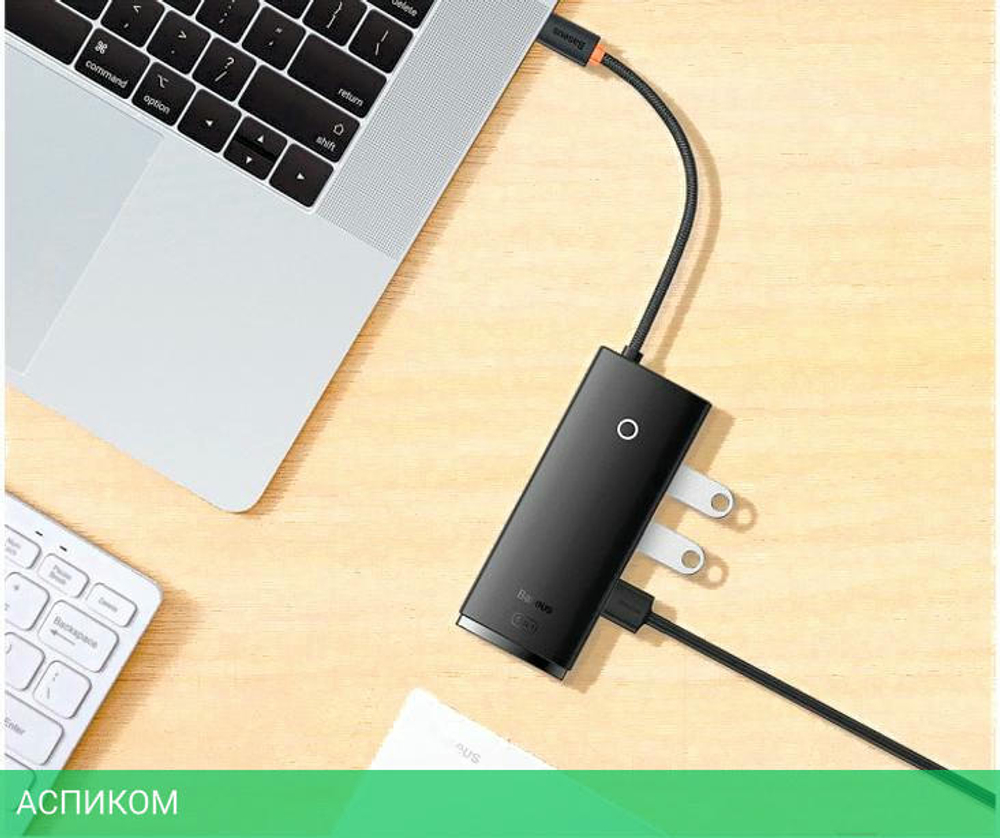 Док-станция Baseus Lite Series Black (WKQX040001)