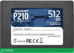 SSD диск Patriot P210 512GB 2.5" SATA III TLC (P210S512G25)