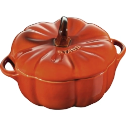 STAUB Мини-кокотница 500 мл 12 см тыква оранжевая