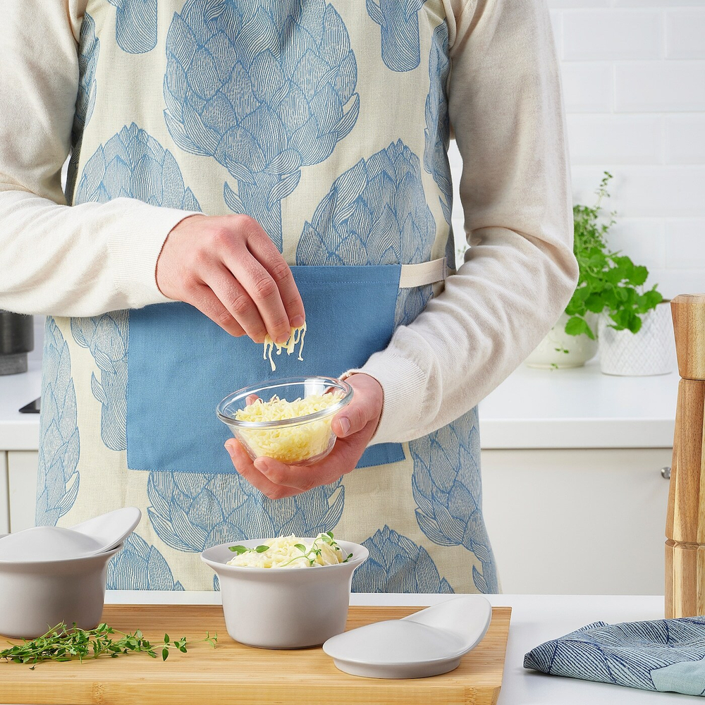 Набор форм для запекания IKEA FARGKLAR (ФЭРГКЛАР), Светло-серый, 0,2 л, 2 шт