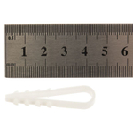 Дюбель-хомут ДХ 5-10 для круглого кабеля нейлон бел. уп100шт Fortisflex 56866