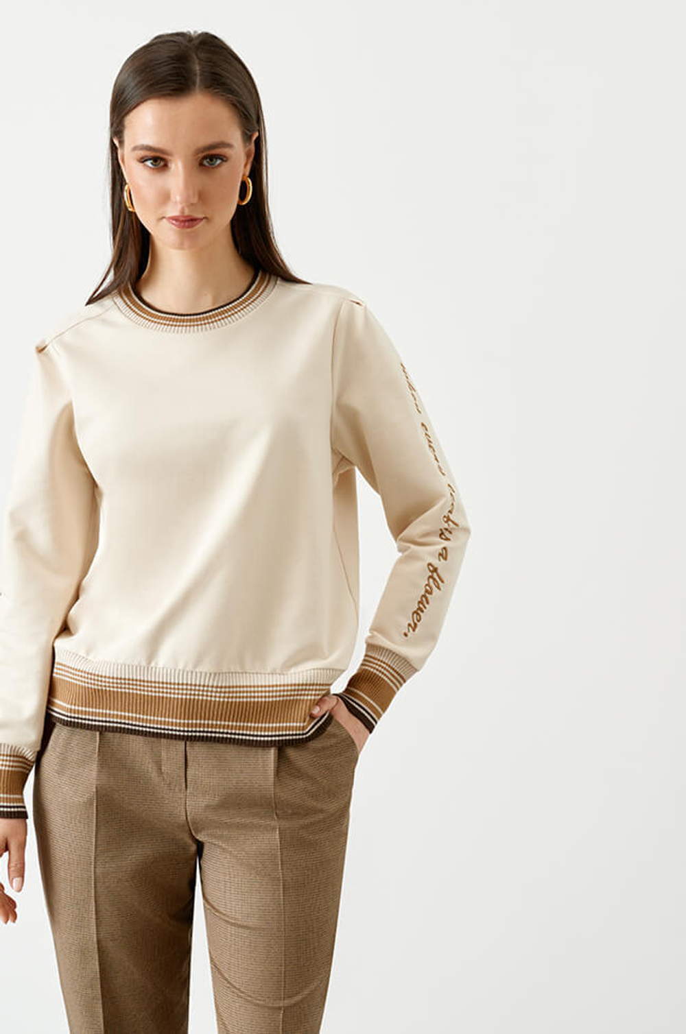 22778 Джемпер женский (ванильный)