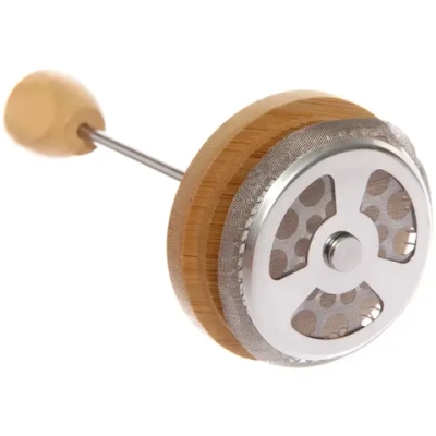 Френч-пресс 350мл «Хай-Тек» с бамбуковой крышкой