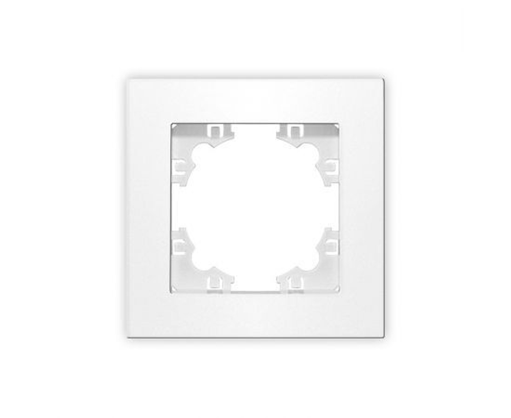 Рамка 1-м Афина серебр. Universal A0053-S