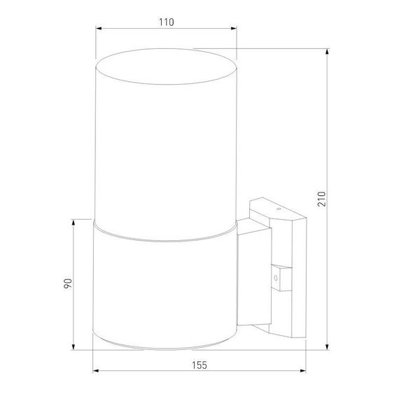 Уличный настенный светильник Elektrostandard Roil 35125/U a055630