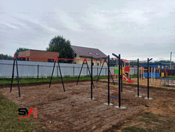 Монтаж уличных качелей Sv Sport Maxi х 2