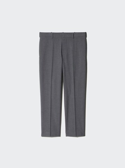 UNIQLO БРЮКИ ДЛИНОЙ ДО ЩИКОЛОТКИ, СЕРЫЙ