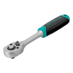 Набор торцевых головок, 1/4", головки 4 - 13 мм, с трещот. ключом, CrV,11 предметов Stels