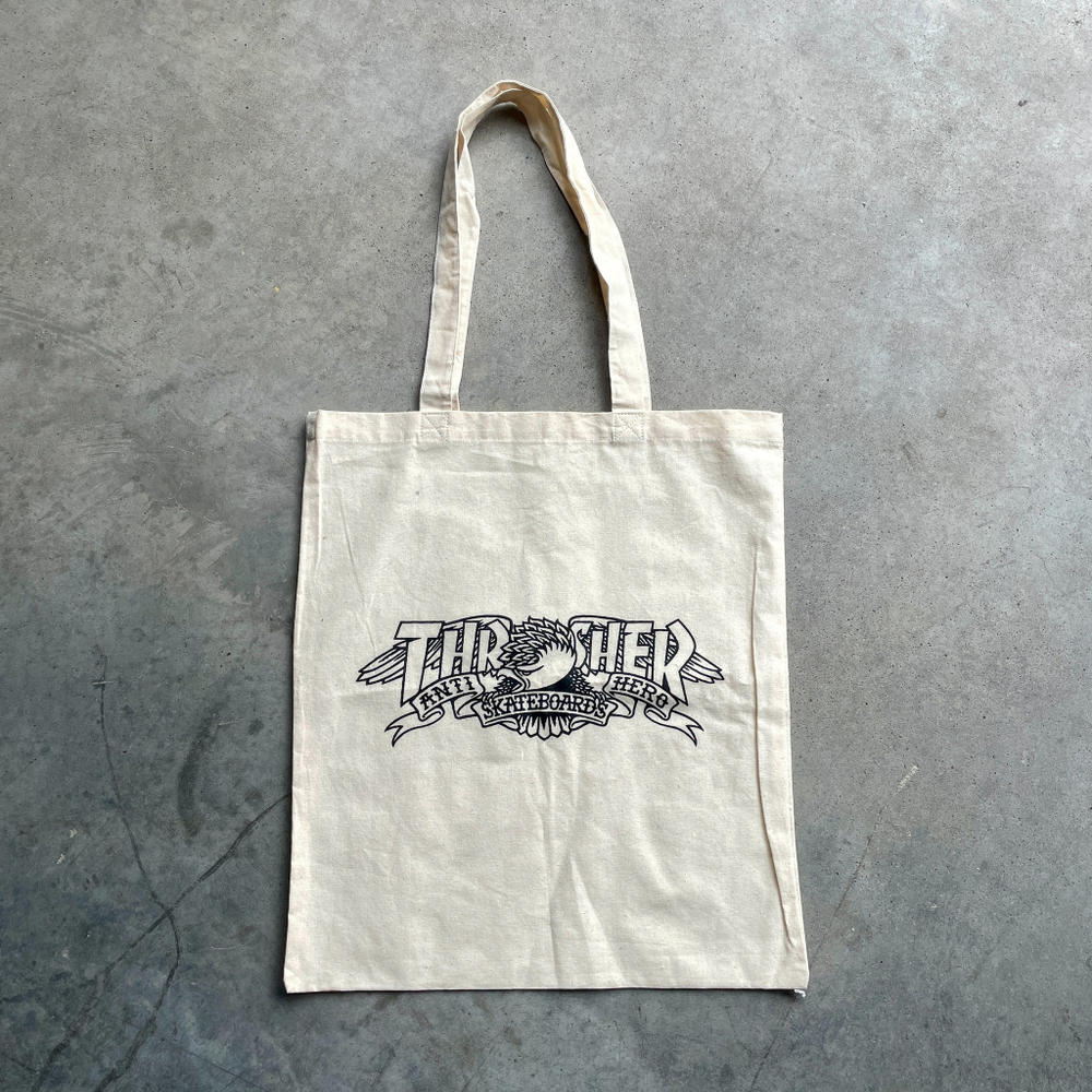 Сумка Thrasher THRASHER X ANTIHERO TOTE BAG NATURAL