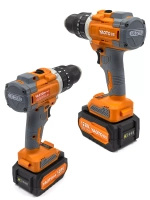 Ударная бесщеточная дрель-шуруповерт YAOTO BS 128VF, 150 Н·м, 2 аккумулятора, кейс