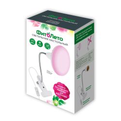 TLI-280 WHITE E27 PLANT Светильник настольный для фитоламп. На прищепке. Цоколь E27. Белый. ТМ ФитоЛето