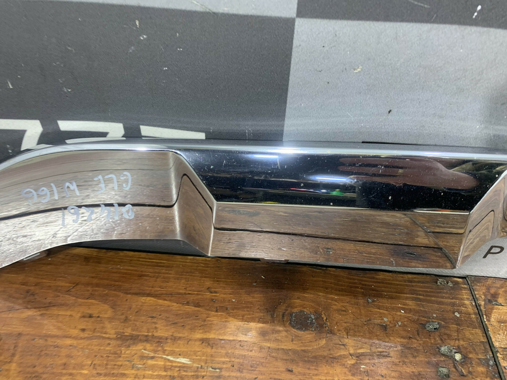 Накладка заднего бампера Mercedes ML GLE (W166) 15-18 Б/У Оригинал A1668857622